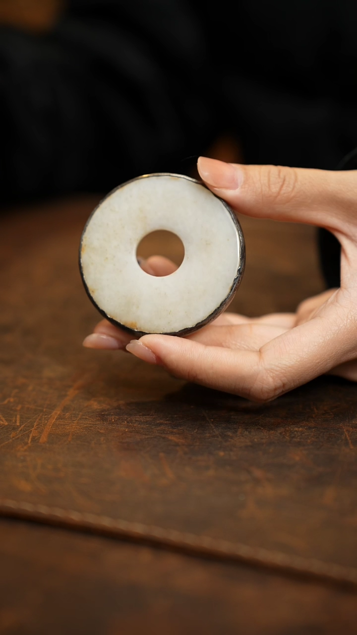 【闪购商品】老庄手作老玉包锡盖置...y.