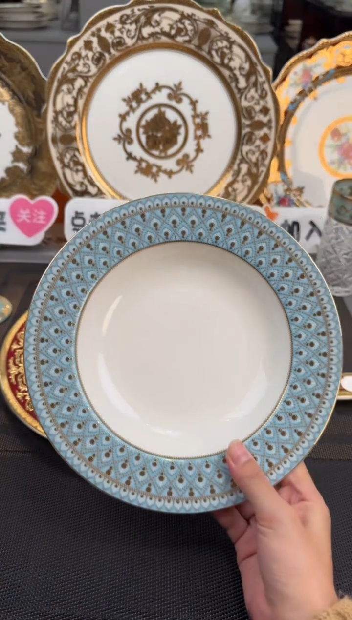 【闪购商品】瓷片8.5英寸草帽盘福利款