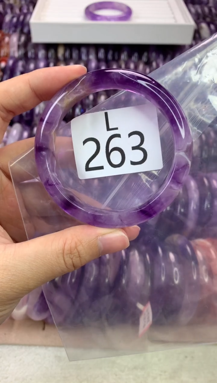 【闪购商品】水晶水晶手镯L未镶嵌263-54