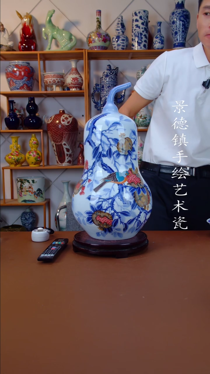 现代景德镇手工手绘陶瓷摆件24