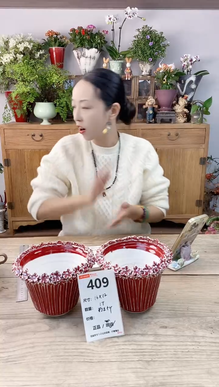 小玩子花盆直播编号409