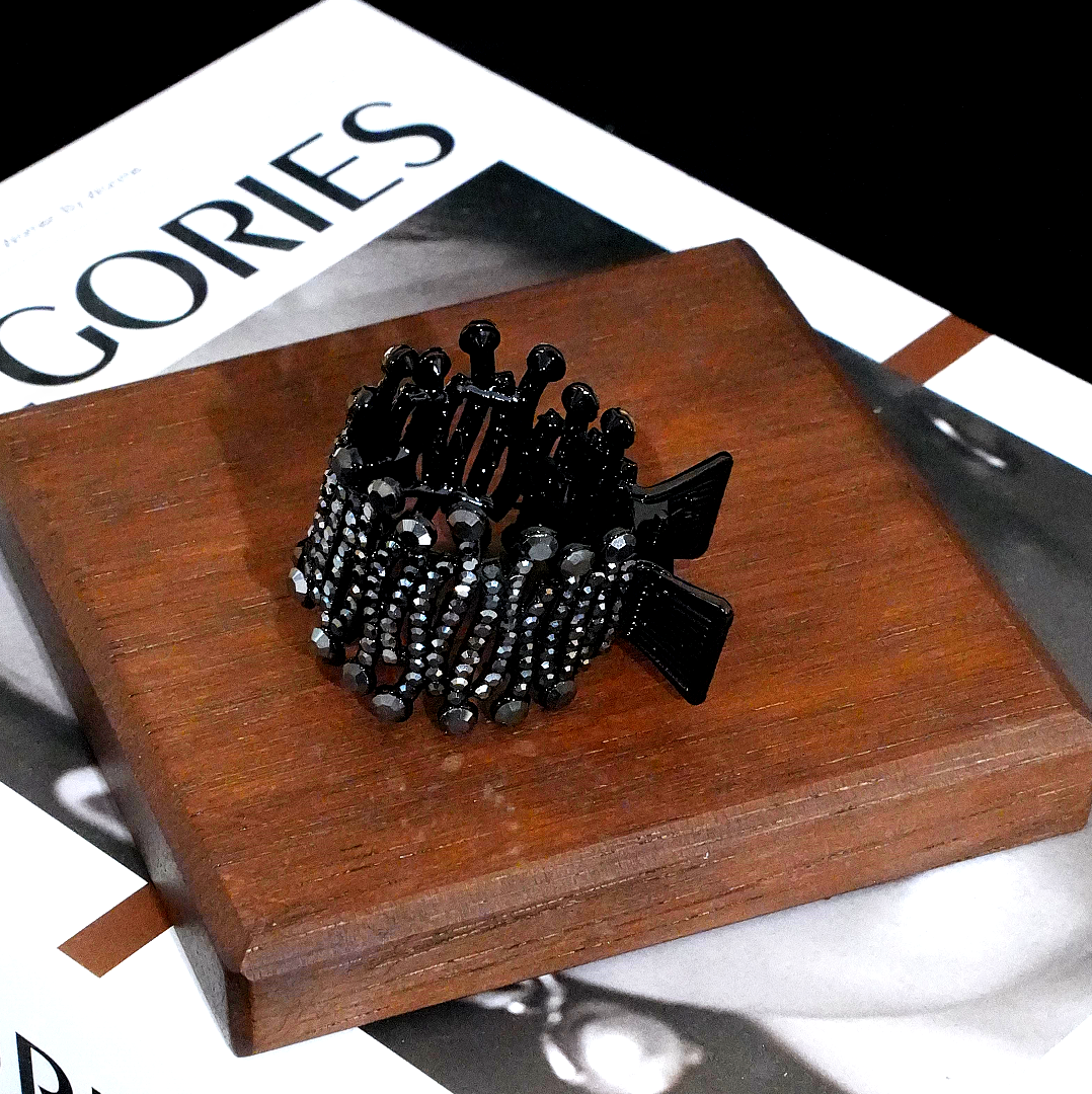 【FNQ028】日韩抓夹女千金风气质法式发夹时尚顶夹优雅马尾夹