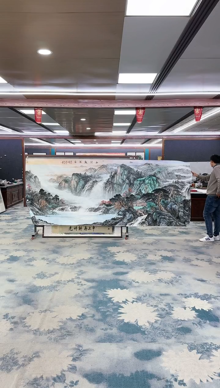 【闪购商品】绘画z邵明义-山水国画-大丈二