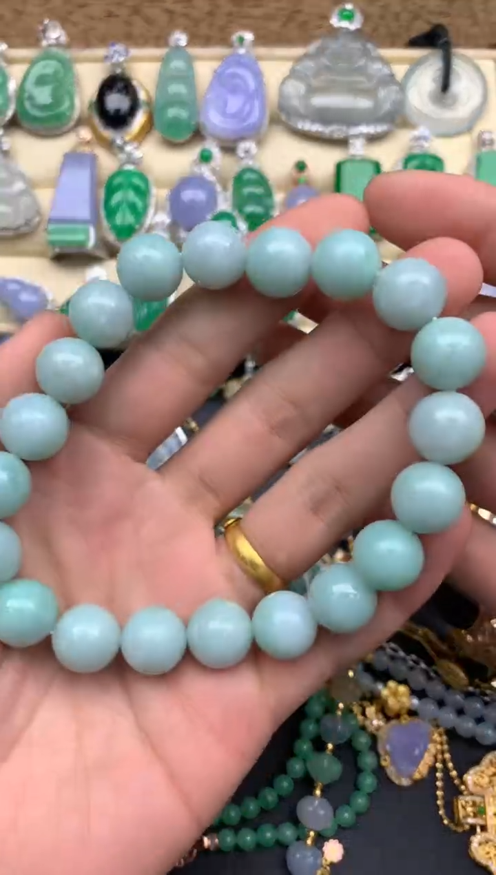 【闪购商品】翡翠手串未镶嵌80--中国好珍宝
