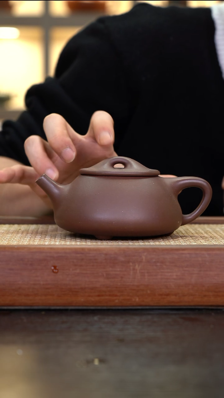 茶壶紫砂LY   一厂老紫泥    景州满瓢   300cc