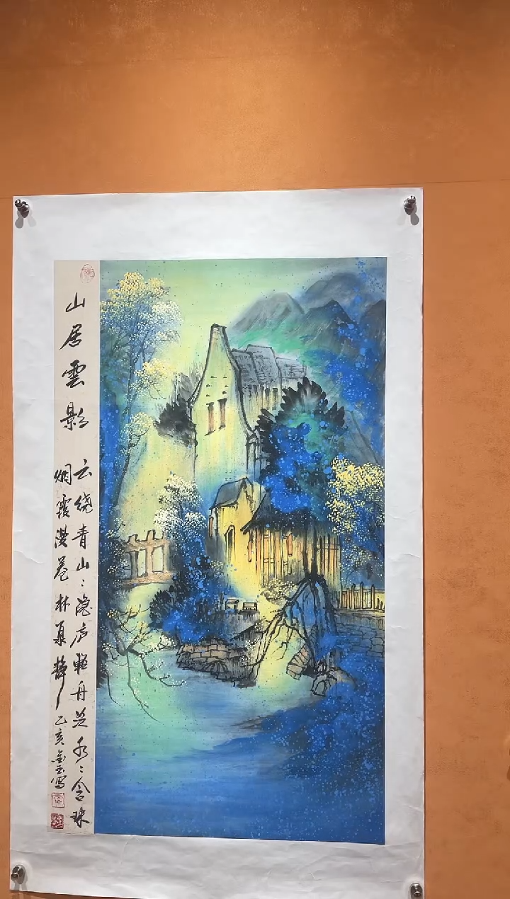 国画刘金玉教授亲笔手绘
