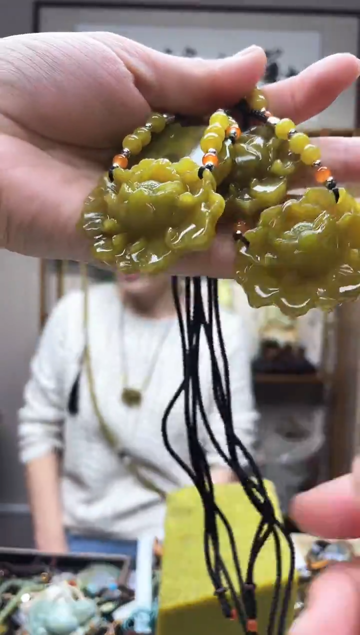 未镶嵌岫玉吊坠多样性发货拍一发一