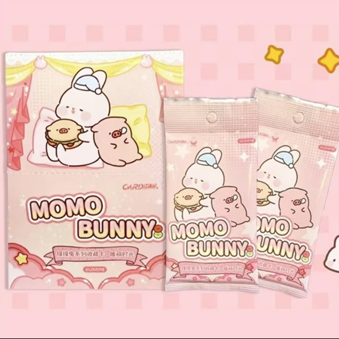 摸摸兔 第一弹收藏卡牌-暖萌时光 潮玩卡牌盲盒