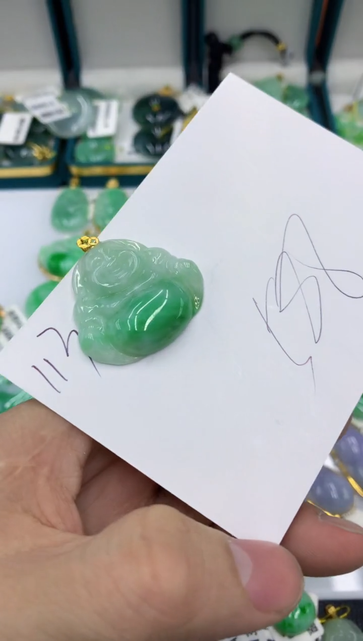 【闪购商品】翡翠颈饰18K金镶嵌号链接11111