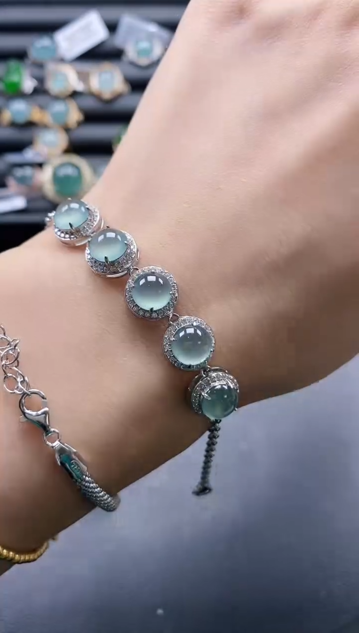 【闪购商品】翡翠戒指银S925镶嵌11111