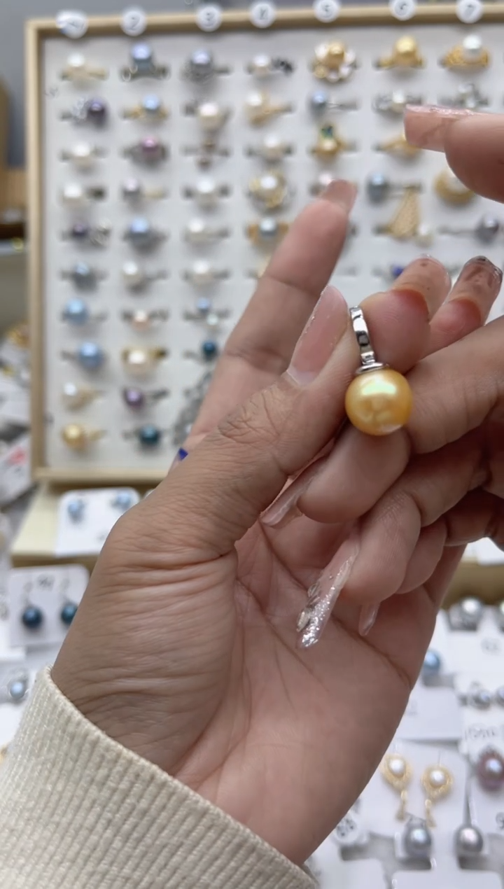 【闪购商品】淡水珍珠戒指合金79