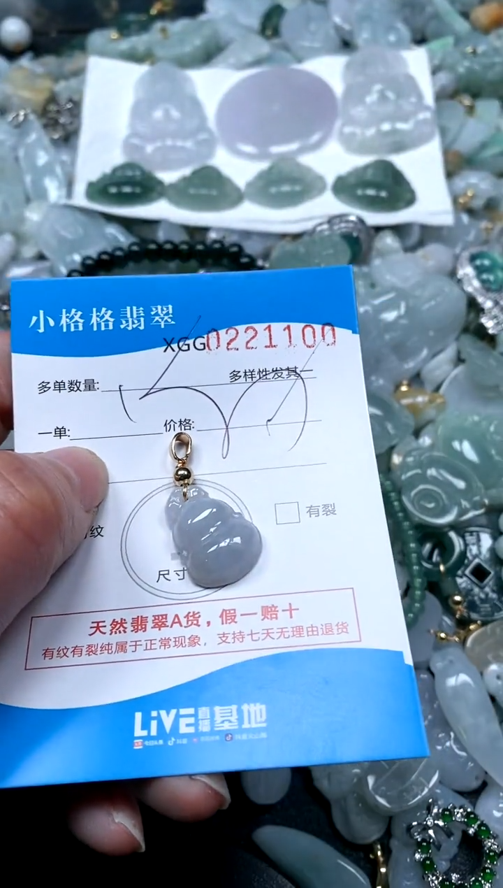 【闪购商品】翡翠颈饰未镶嵌闪购商品0221100