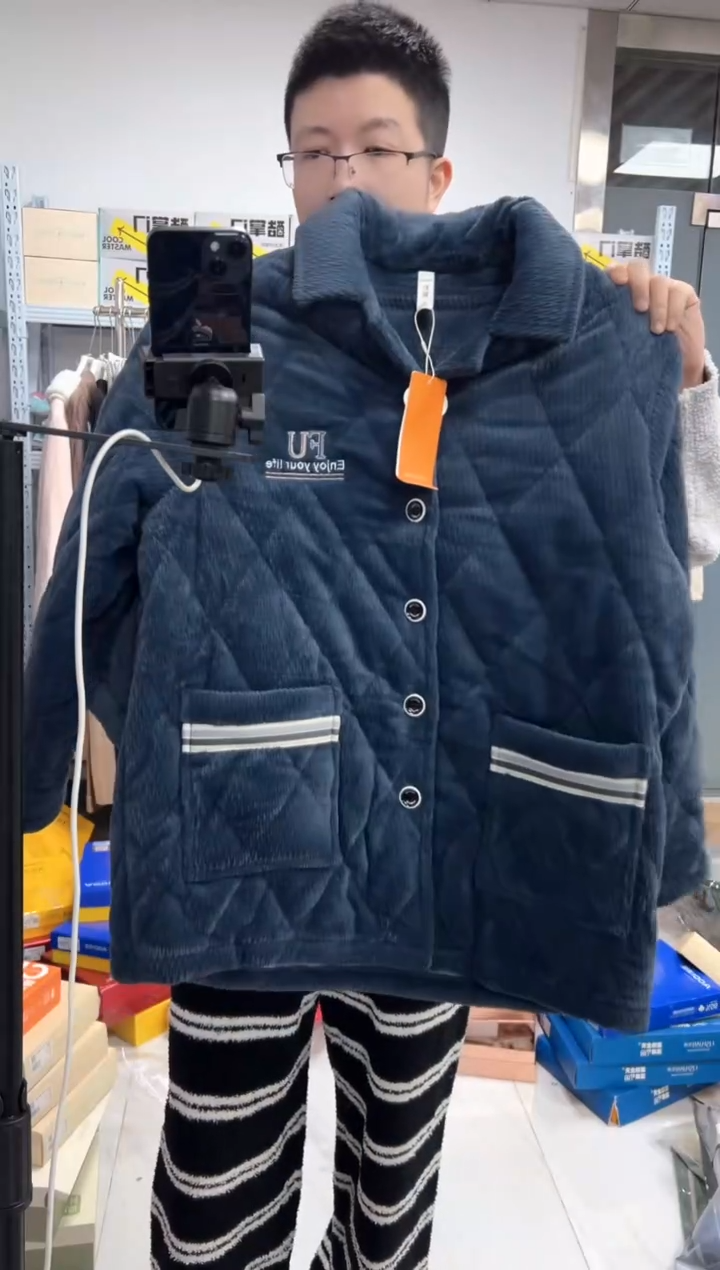 有机棉三层夹棉xl