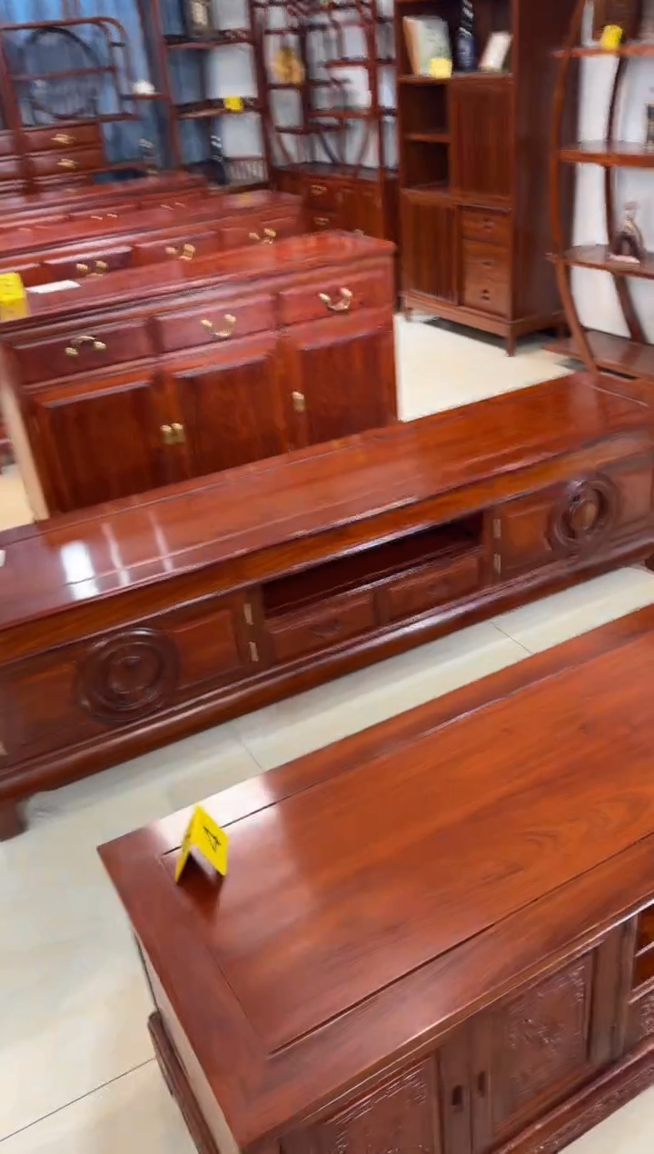 花梨木类储物柜用****9198*45*51电视柜团圆