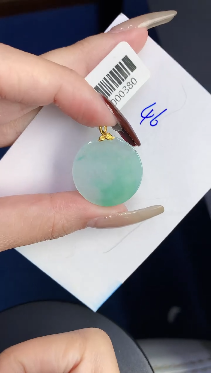 【闪购商品】翡翠颈饰18K金镶嵌0000000000