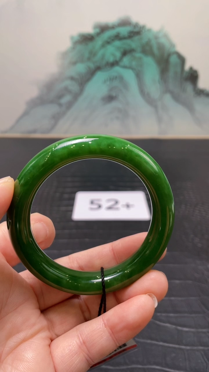 未镶嵌手镯和田玉（碧玉）王**子52+