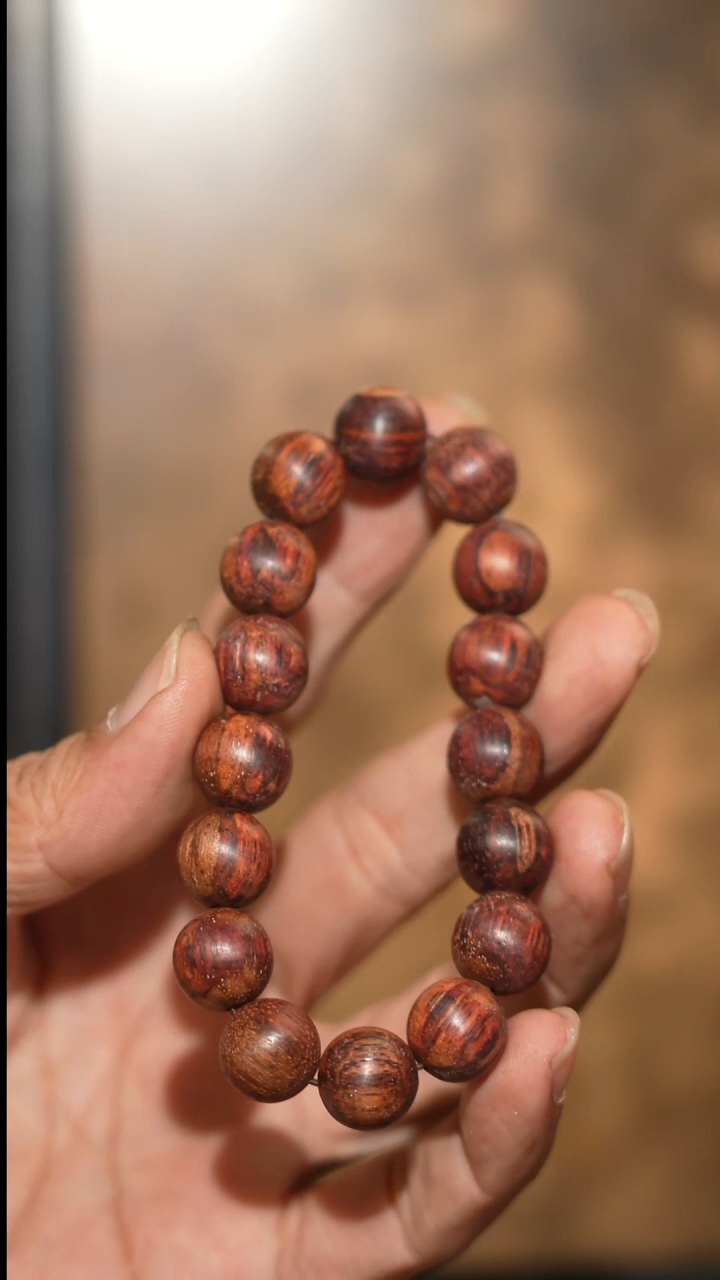 降真香手串/手链海南降真香13mm圆珠单圈