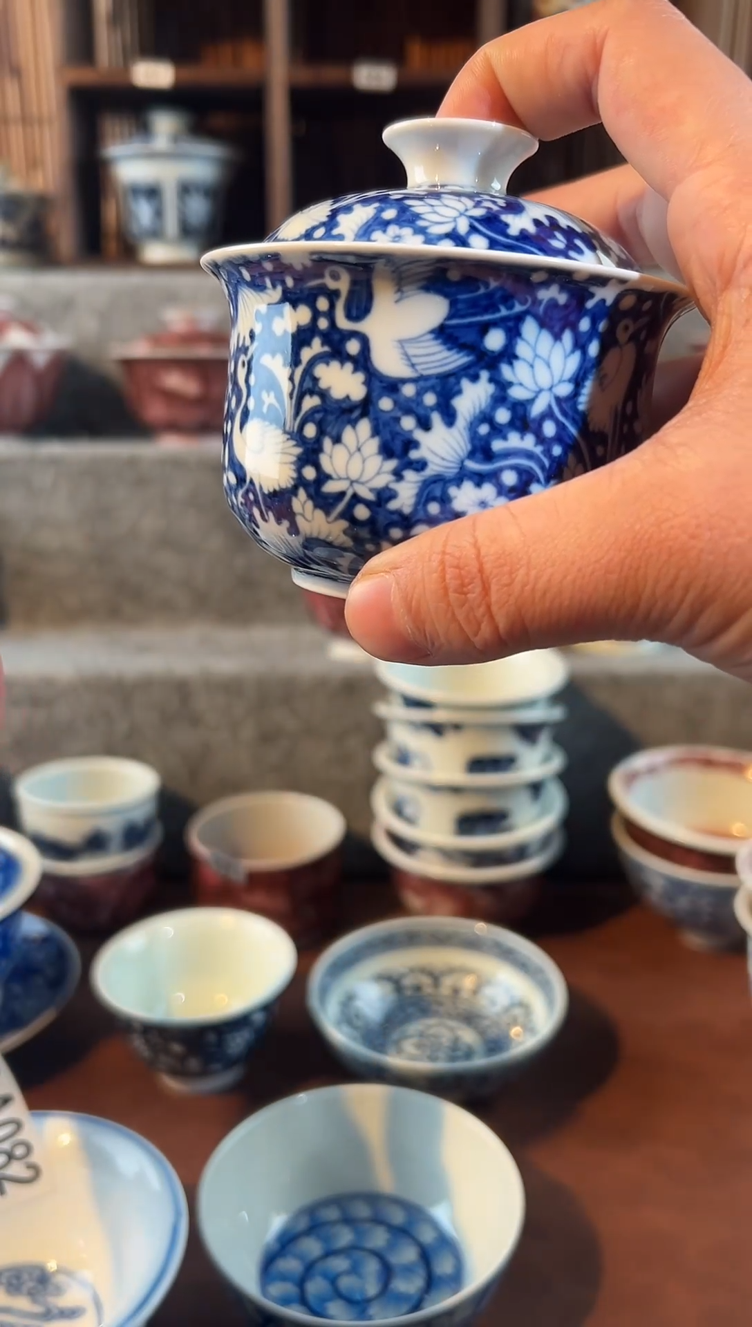 【闪购商品】天禄言瓷一路连科盖碗