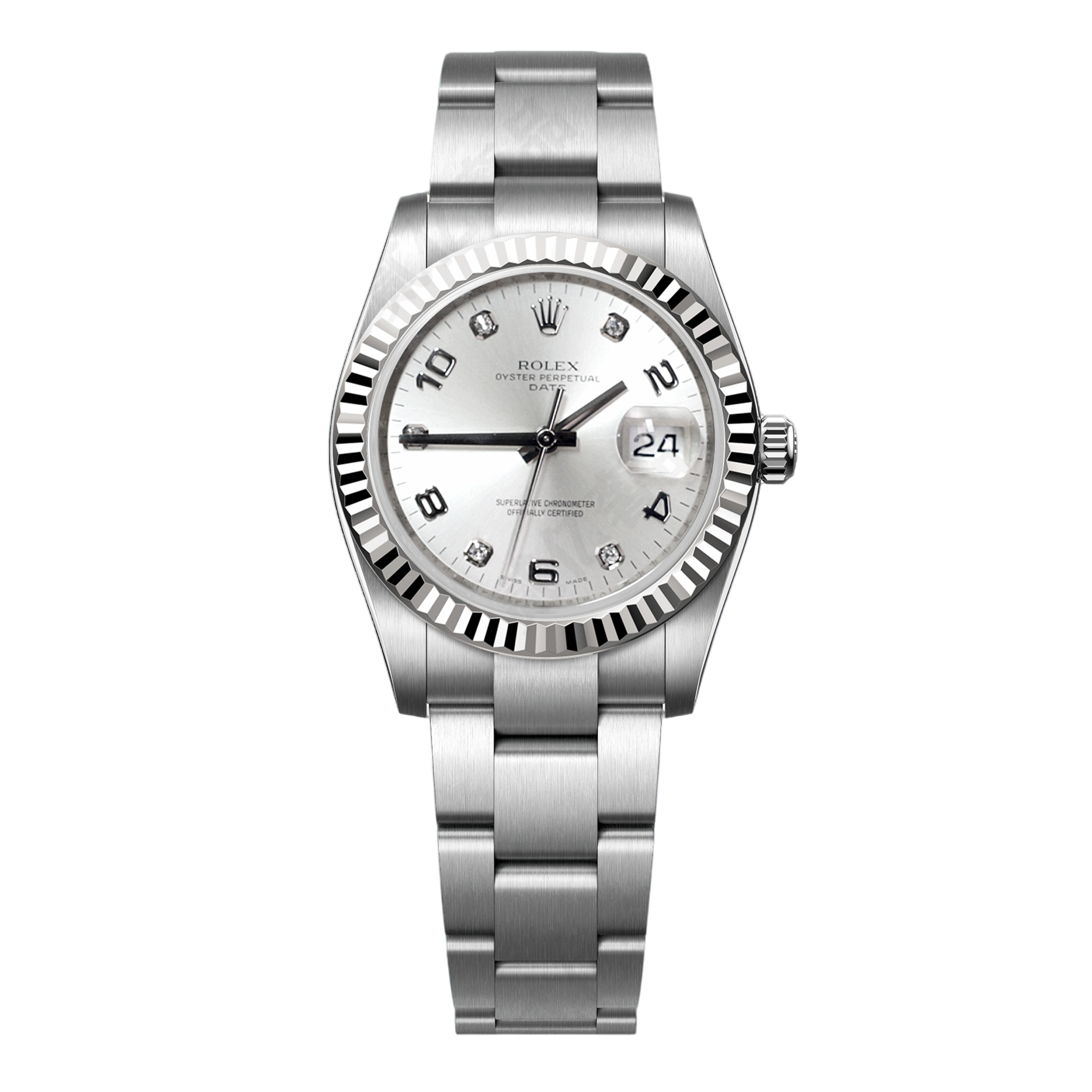 99新 Rolex/劳力士 贰亿女表/日志/B4643/115234/34mm全原