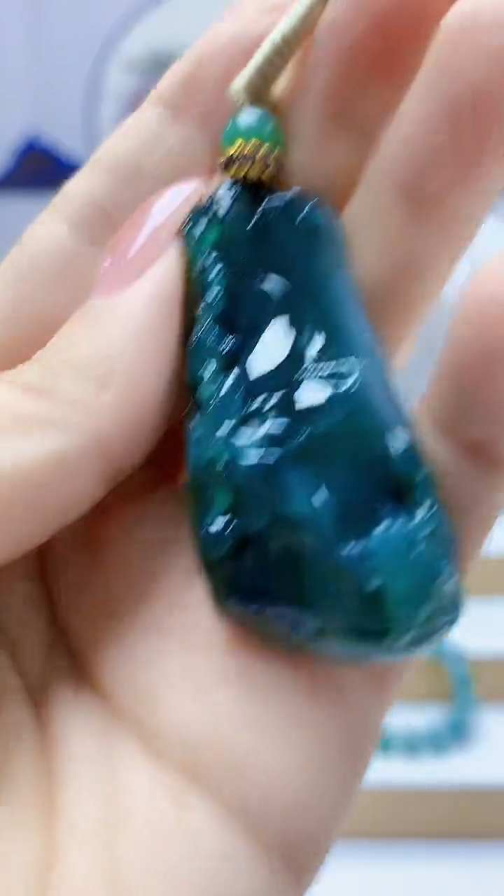 未镶嵌定制翡翠4898ty-毛货挂件255