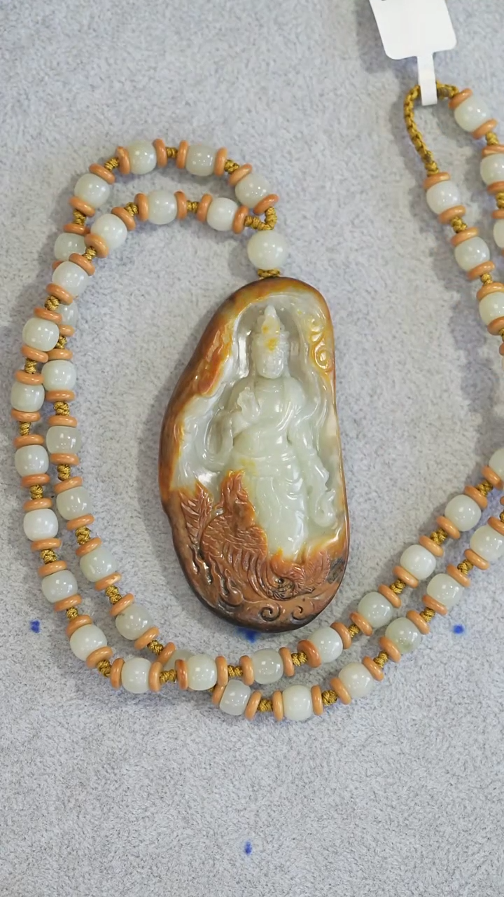 【闪购商品】和田玉吊坠未镶嵌观音