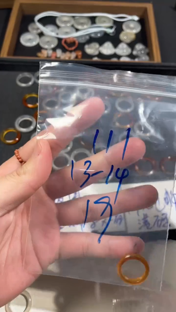 【闪购商品】玛瑙/玉髓戒指未镶嵌111