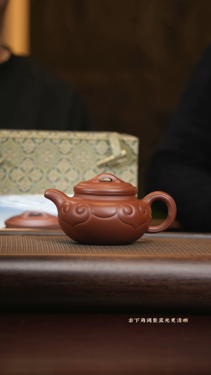 【闪购商品】紫砂茶壶gxz 仿古如意 紫泥 300