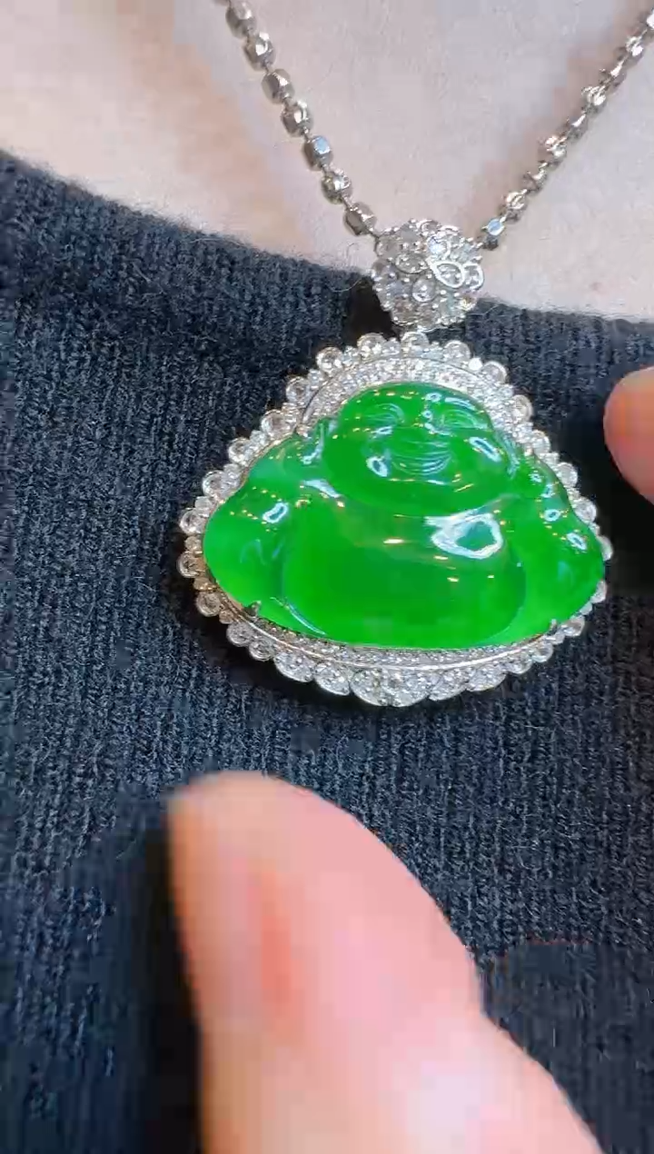 【闪购商品】翡翠吊坠(不含链)18K金镶嵌多样性团购发一件