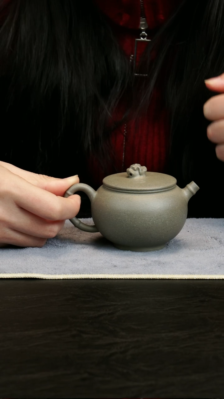 【闪购商品】紫砂茶壶低温青段太湖石