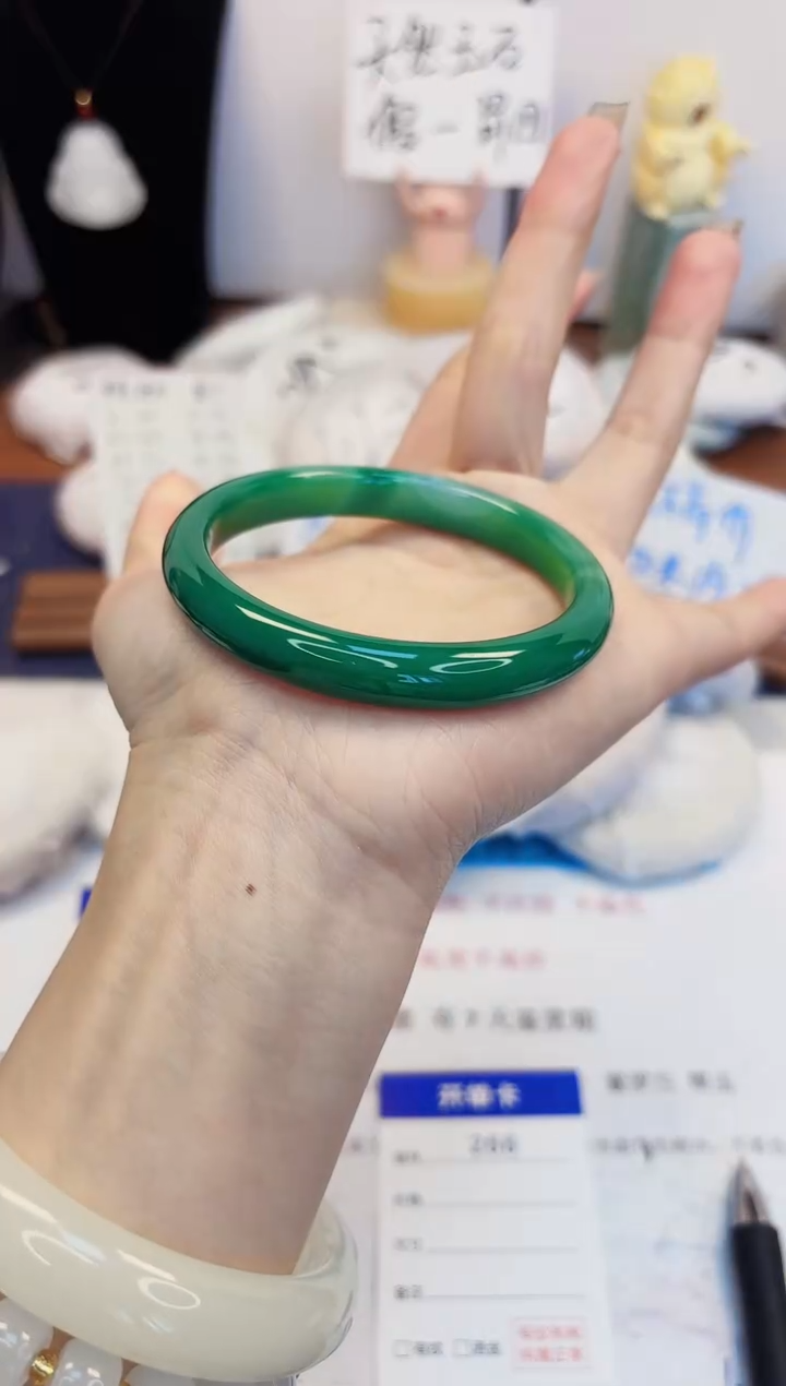 【闪购商品】石英质玉手镯合金266-玛瑙-圈口58