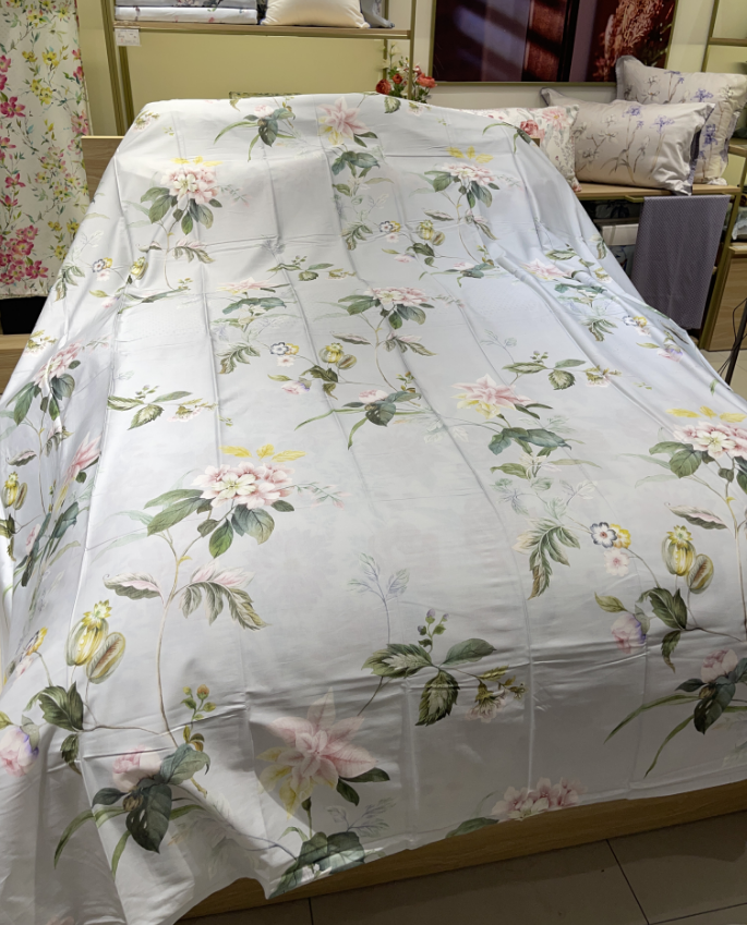 【花戒指】精选！美式全棉数码印花被罩-茜索