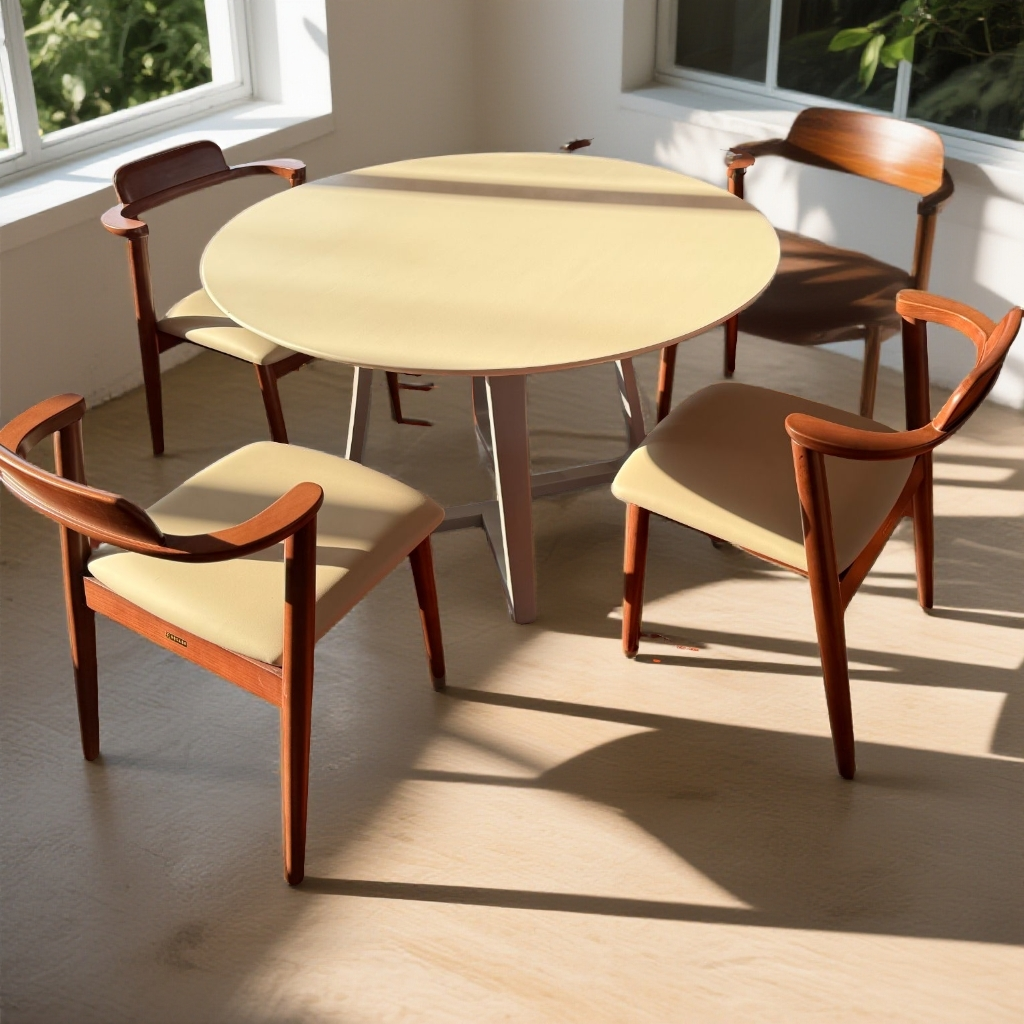 大连华丰家具集团实木餐桌椅 DYT2503