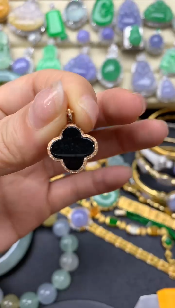 【闪购商品】翡翠颈饰18K金镶嵌261-中国好珍宝