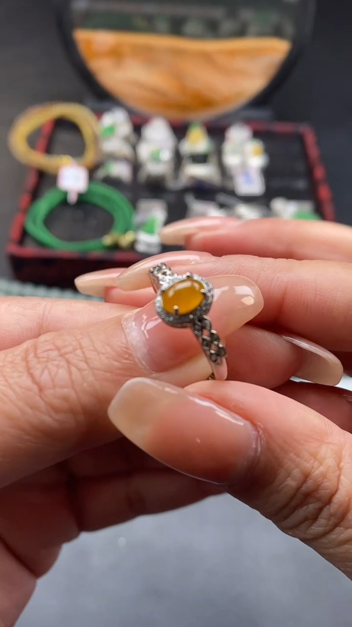 【闪购商品】翡翠项链未镶嵌戒面