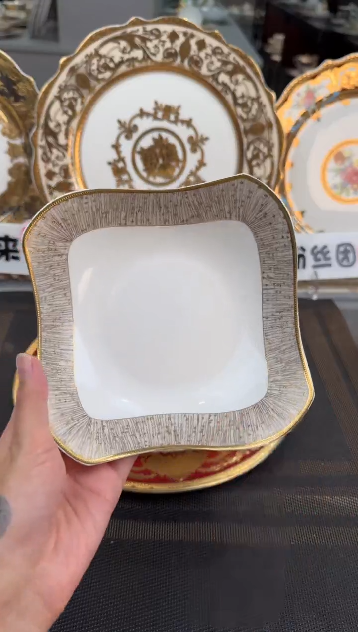 【闪购商品】瓷片6英寸沙拉碗 福利款 2个