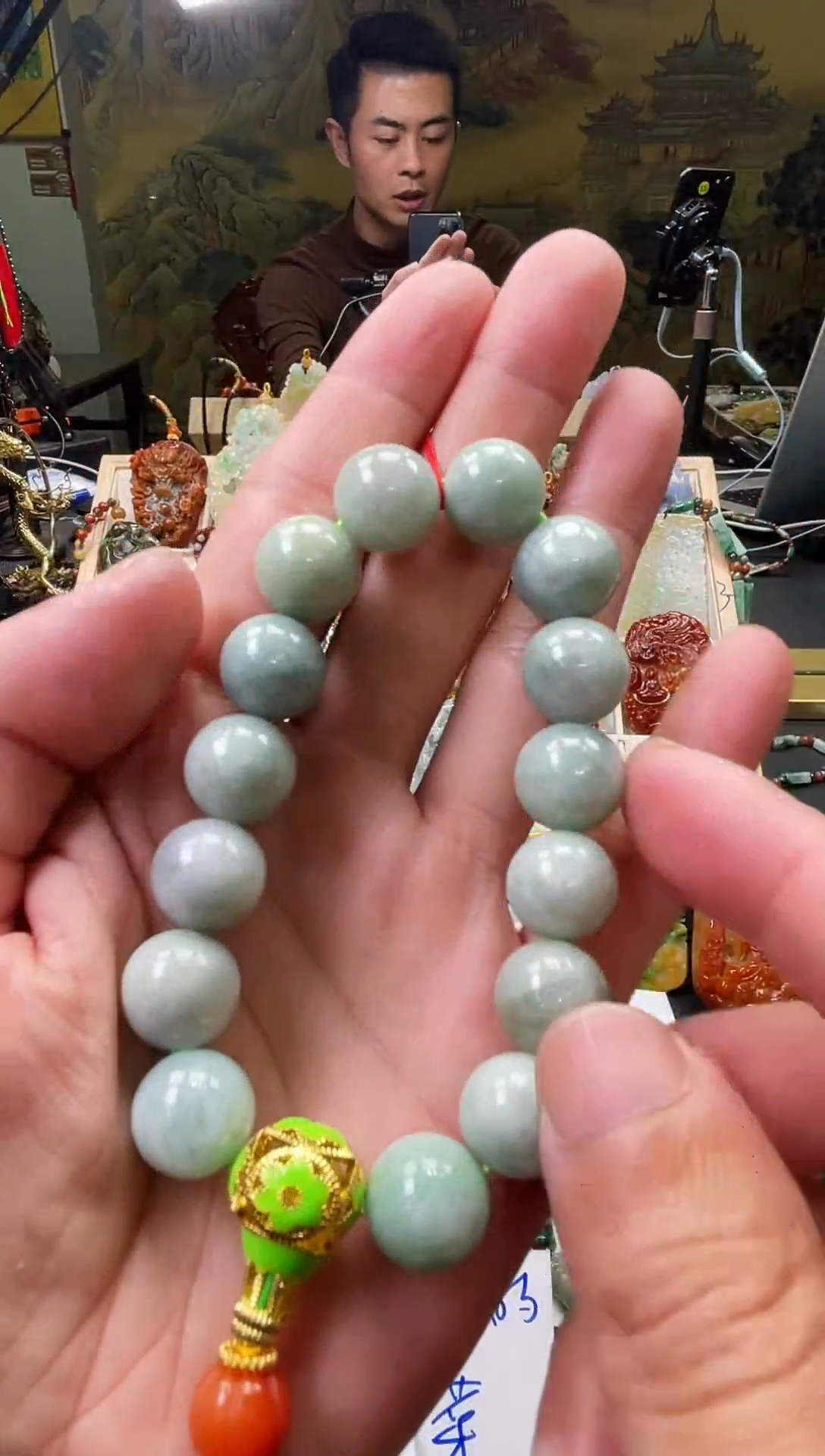 颈饰未镶嵌翡翠金澜翡翠12.18