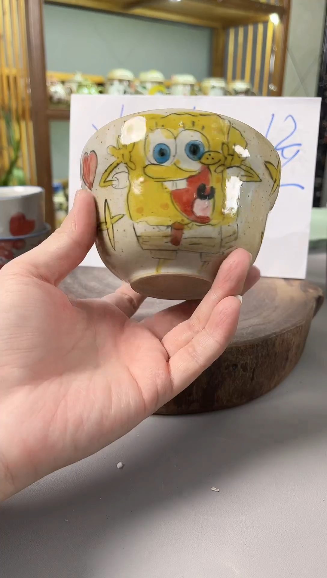 【闪购商品】瓷片景德镇手绘高温釉下彩