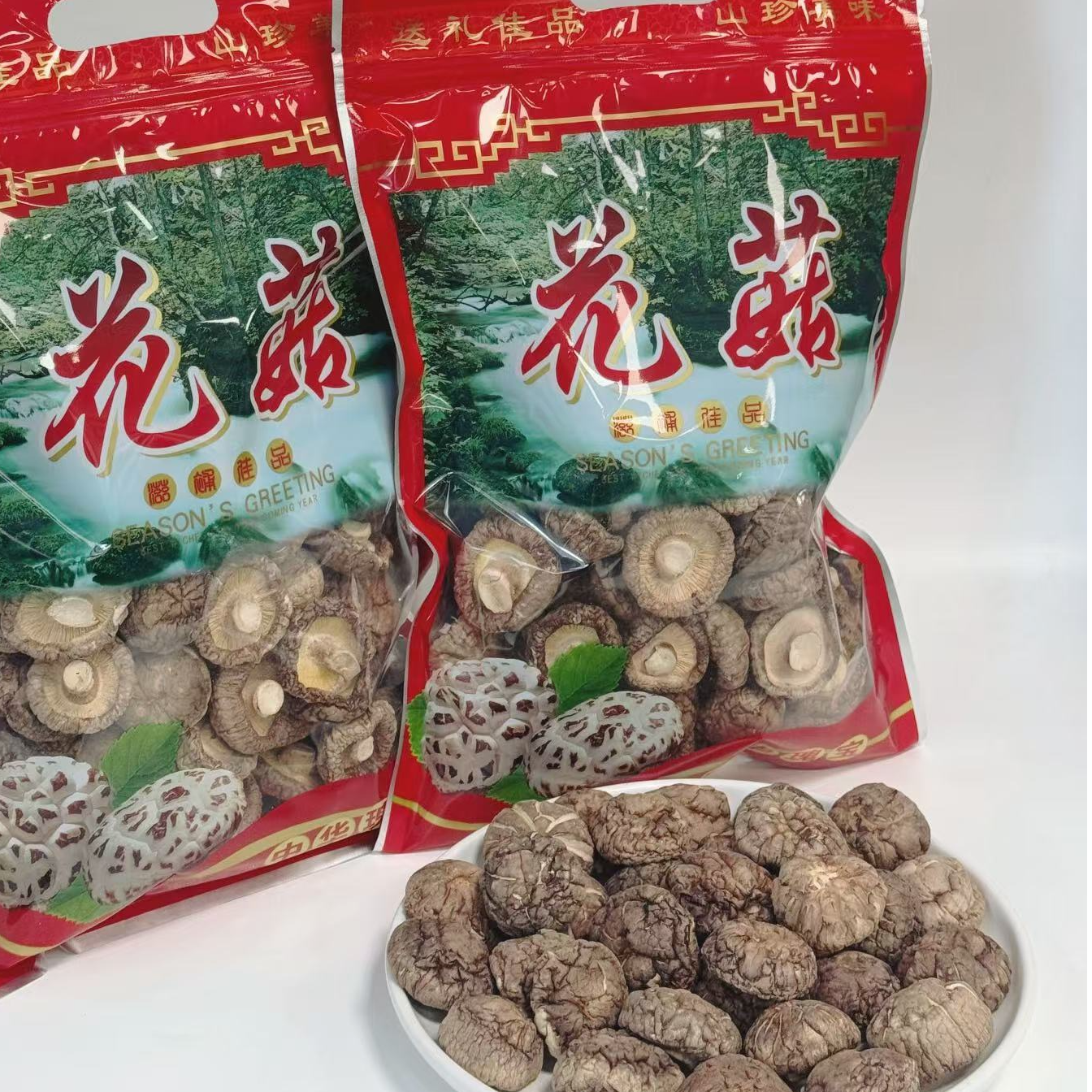 椴木花菇香菇干货特产菌菇农家菌子蘑菇山珍