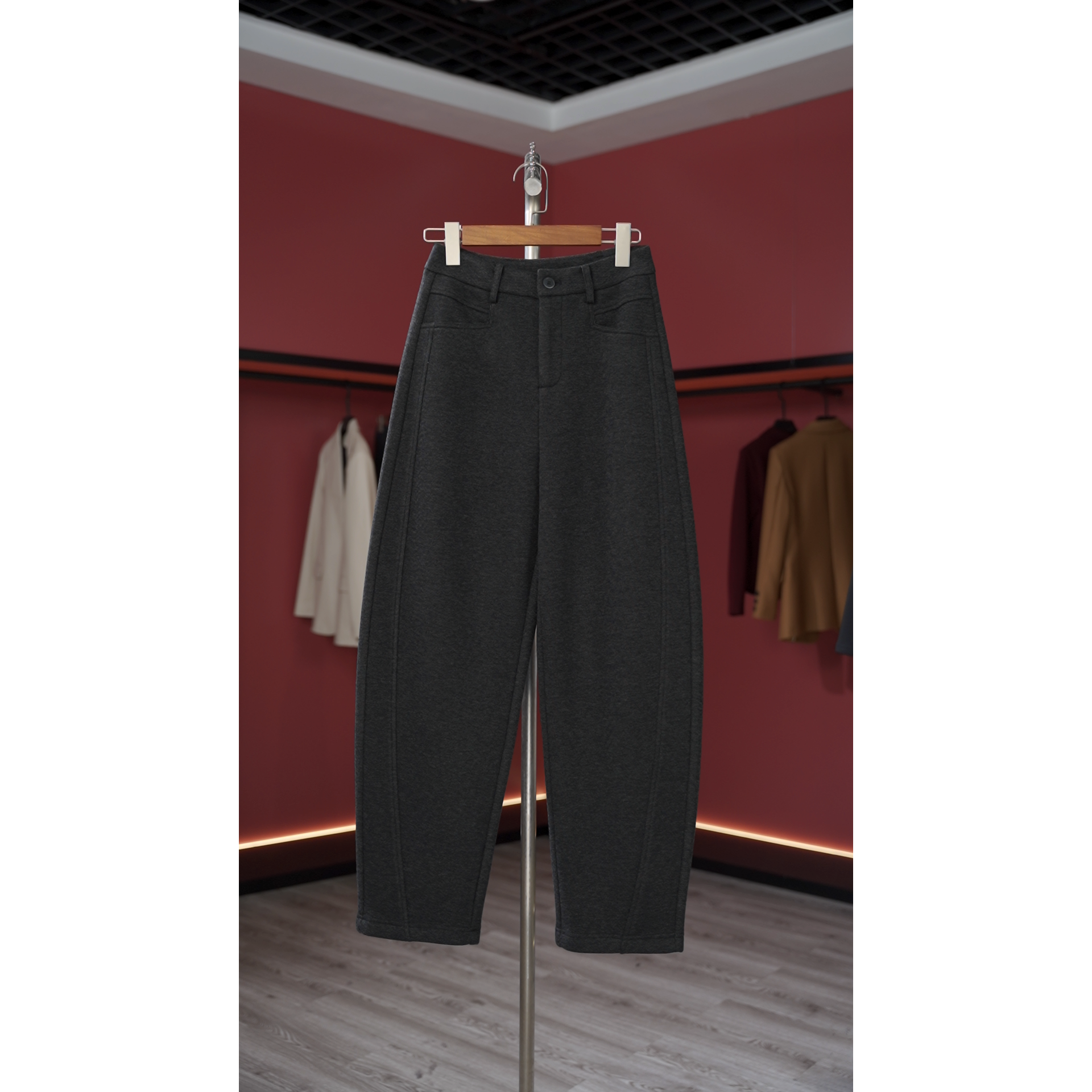 【认准正版】秋冬新款加厚百搭显瘦女士休闲裤K85089