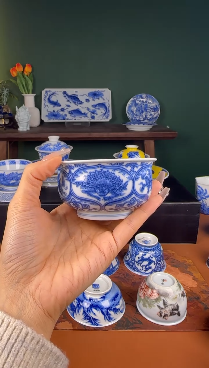 【闪购商品】杯望月怀古 海精灵。卢氏杯