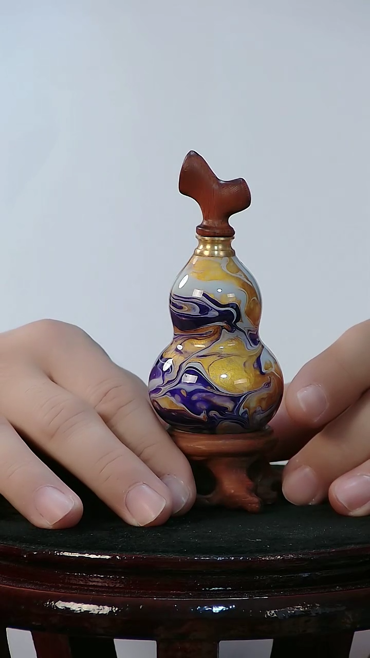 藤?****?檀木塞葫芦把件916