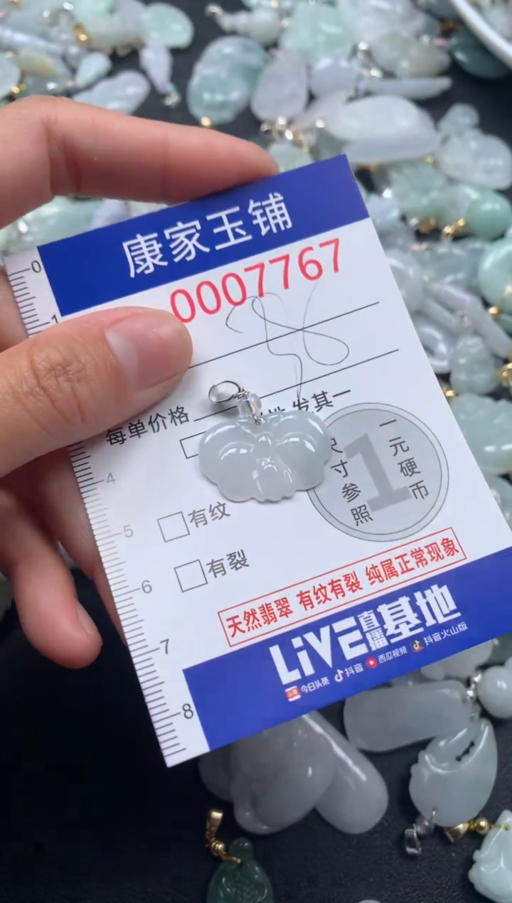 颈饰未镶嵌翡翠7767