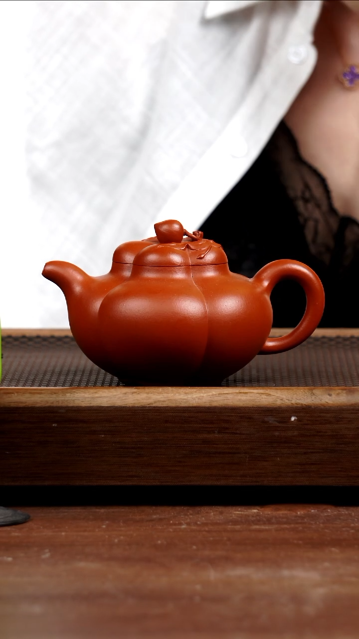茶壶紫砂S****a小煤窑朱泥上合桃350CC