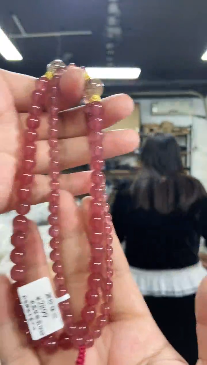 【闪购商品】水晶项链未镶嵌多样性发其一，颜色微差