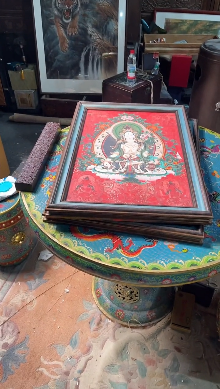 装裱画卷轴画旭旭的唐卡56