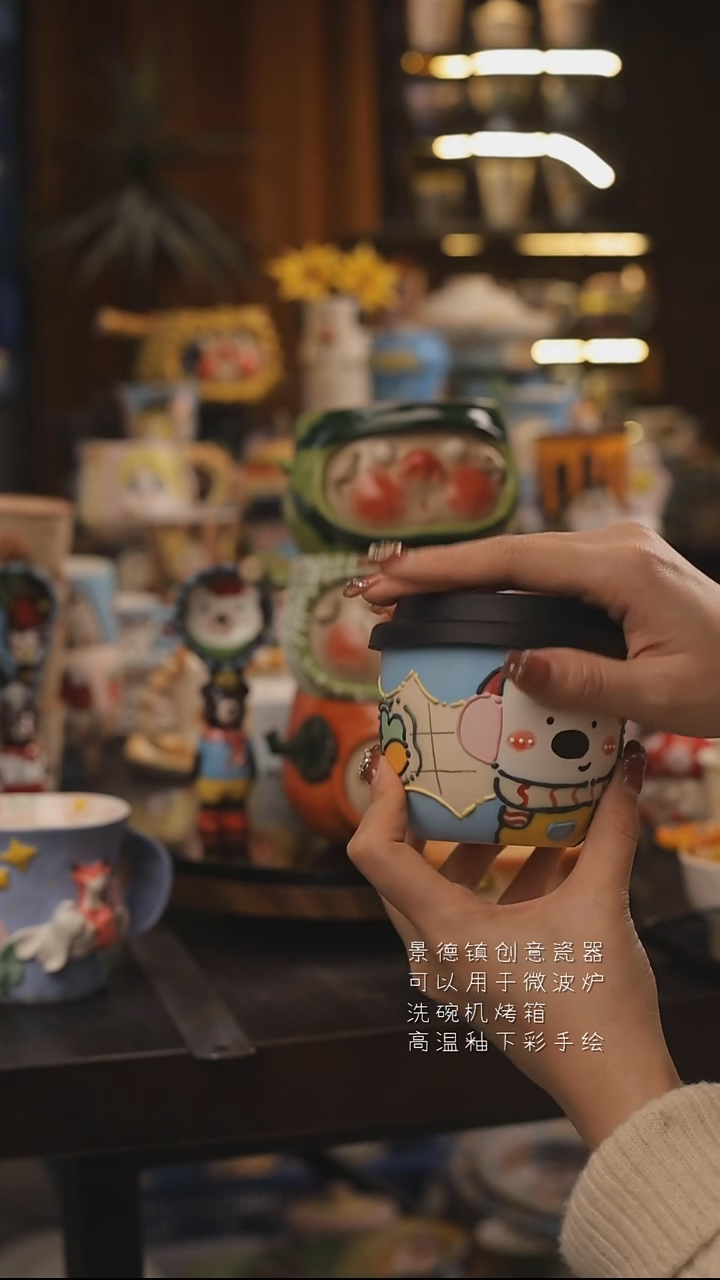 景德镇釉下彩绘设计师款式陶瓷