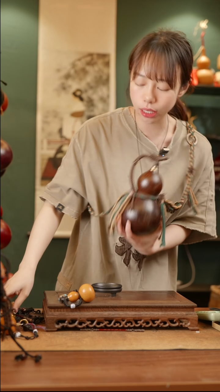 275号精品天然大漆酒葫芦一物一拍~