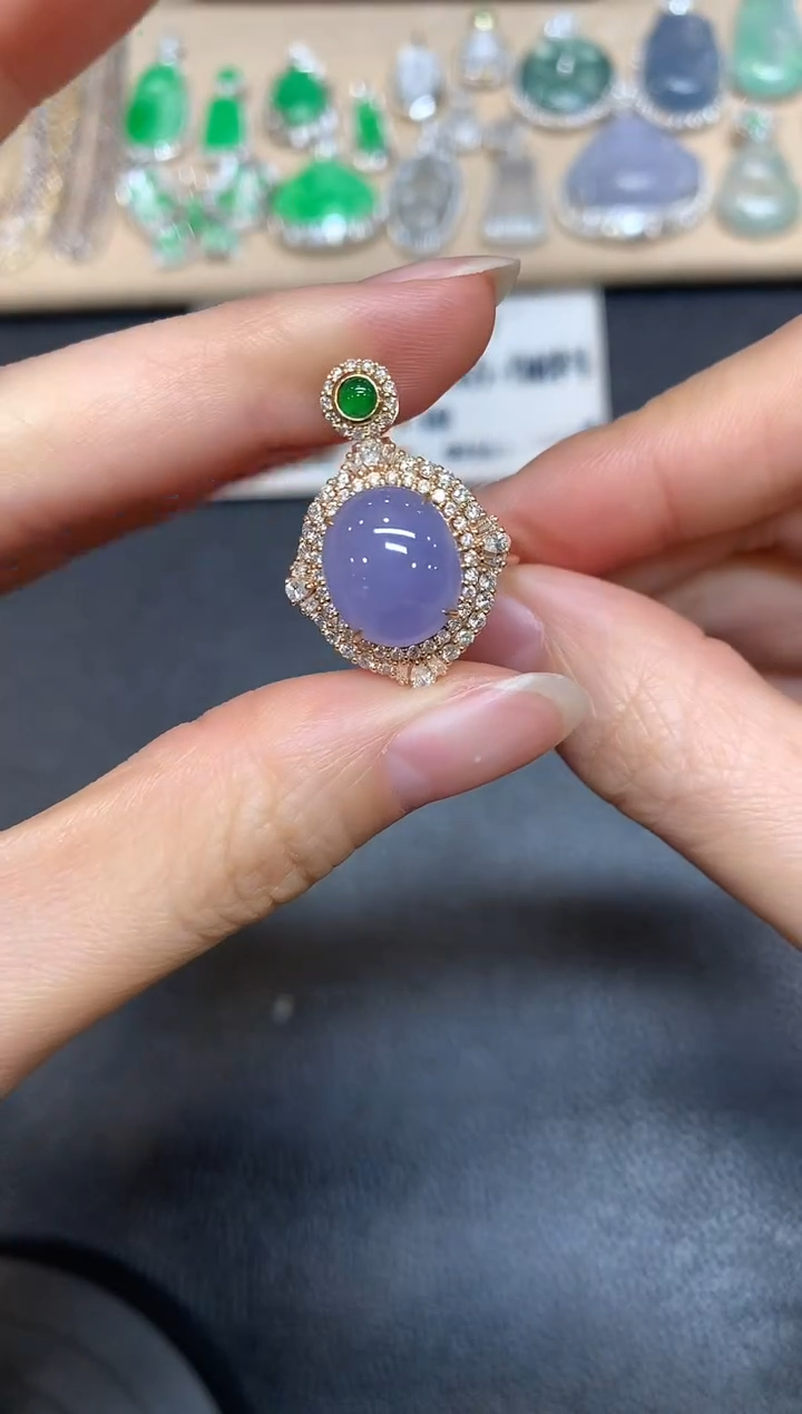 【闪购商品】翡翠戒指18K金镶嵌两用款【无服务费