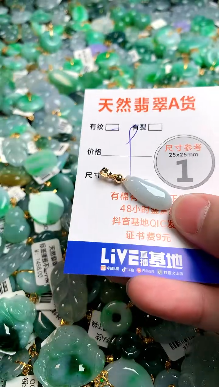 颈饰未镶嵌翡翠25100902