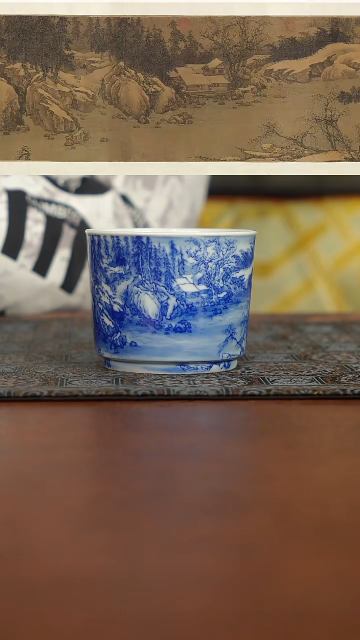 【半山晓野】宋画山水11111溪山雪意